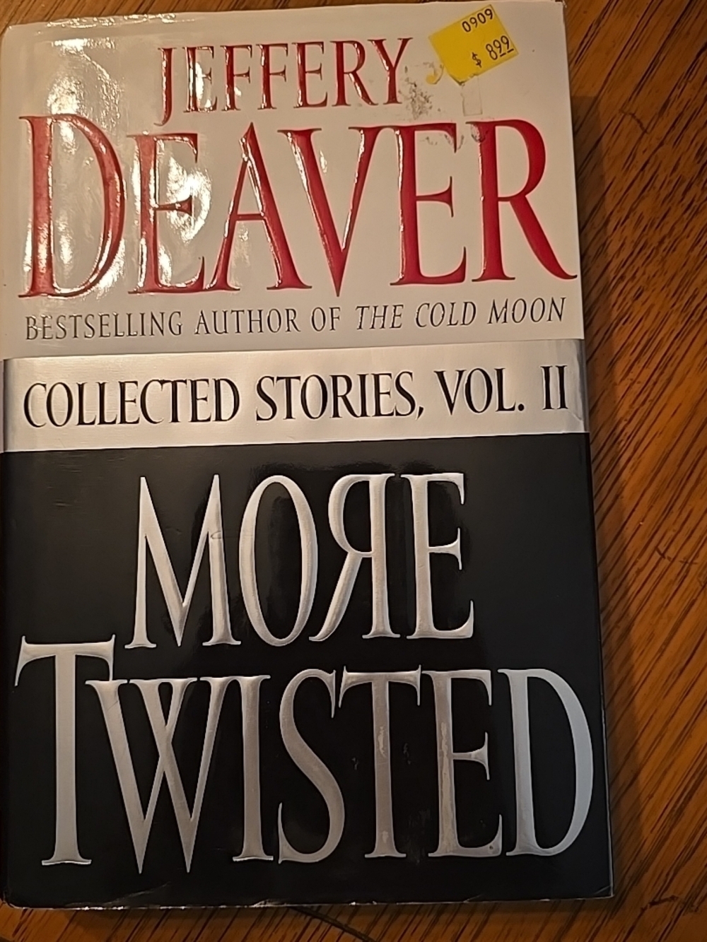 Jeffery Deaver "More Twisted" Collected Stories Vol. II Hardcover